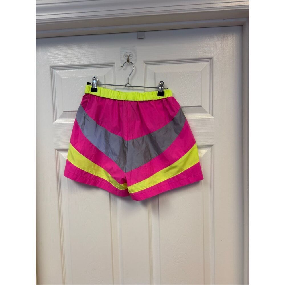 Colorblock Neon Rave Shorts - Picture 4 of 5